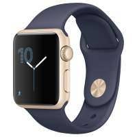Смарт-часы Apple Watch S1 Sport 38mm Gold Al/Blue (MQ102RU/A)