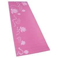 Коврик для йоги Alonsa 224С009 PVC розовый с принтом, 173х60х0,5 см 269639