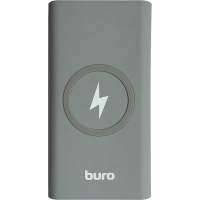 Внешний аккумулятор BURO , 8000мAч, серый/белый HG8000-WCH