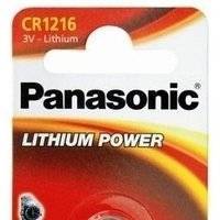 Батарейка Panasonic CR 1216 Bli 1 Lithium (CR-1216EL/1B) 
