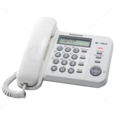 42455 telefon provodnoy panasonic kx ts2356ruw white kx ts2356ruw