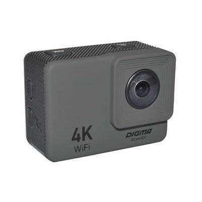 Экшн-камера DIGMA DiCam 82C 4K WiFi серый [dc82c] 